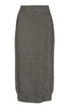 Cushnie Cutout Metallic Stretch-knit Pencil Skirt