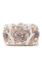 Maticevski Explosive Embellished Silk-satin Clutch