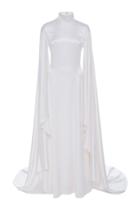Pyer Moss Draped Silk Wedding Dress