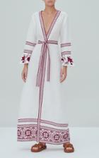 Moda Operandi Alexis Mahita Linen Maxi Robe Dress