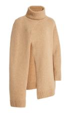 Moda Operandi Deveaux Molly Asymmetric Wool-blend Sweater Cape