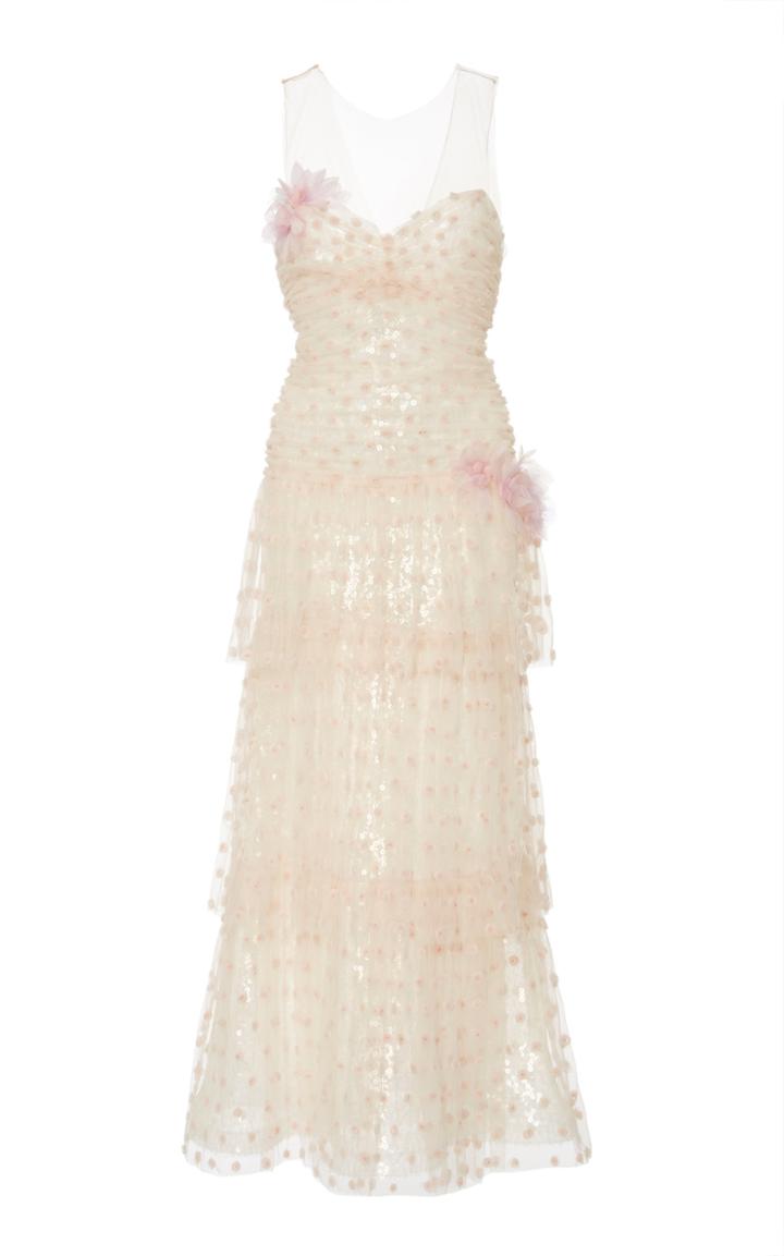 Rodarte Tulle Strapless Dress