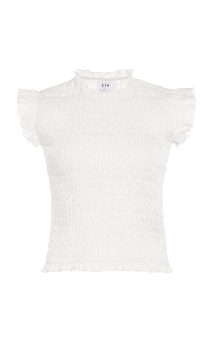 Moda Operandi Sir The Label Lorena Ruched Top