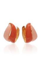 Marco Panconesi For Peter Pilotto Colorblock Medium Twist Earring