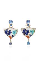 Silvia Furmanovich India Collection Inlay Earrings