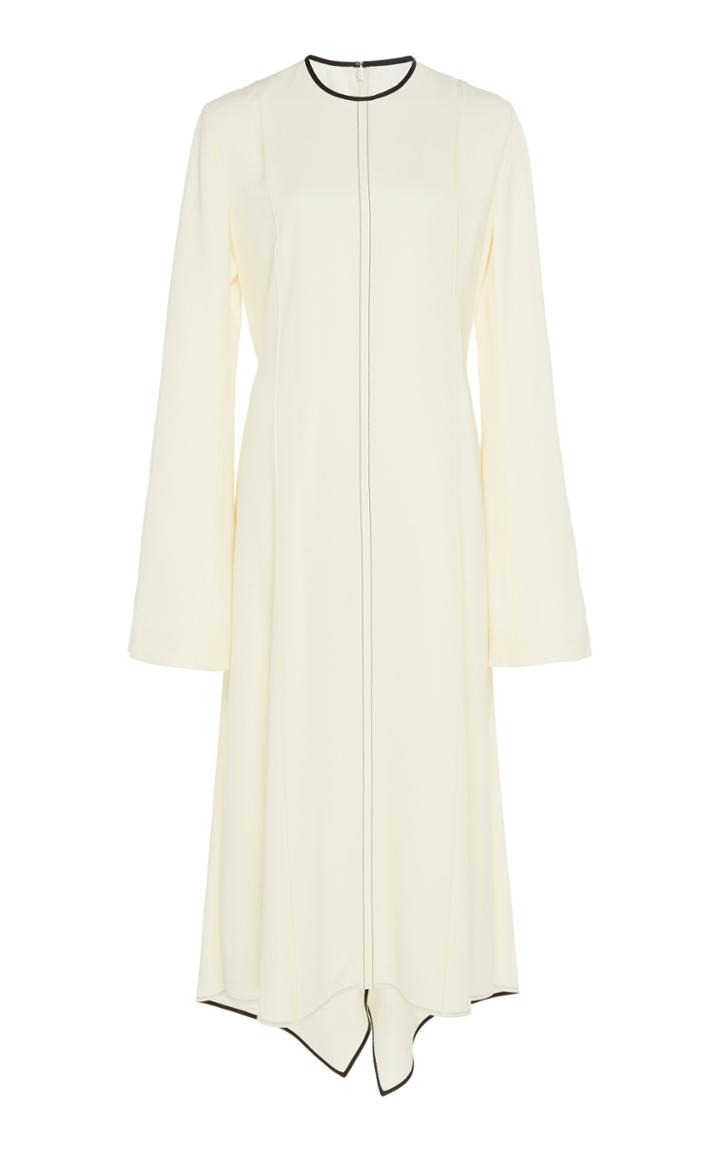 Cyclas Silk And Wool-blend Crepe Dress