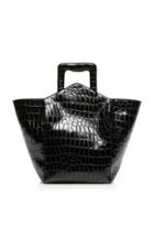 Emilia Wickstead Large Constasa Croc- Effect Leather Bag