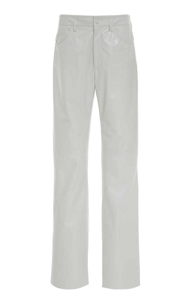Salvatore Ferragamo Leather Pants