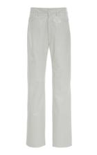 Salvatore Ferragamo Leather Pants