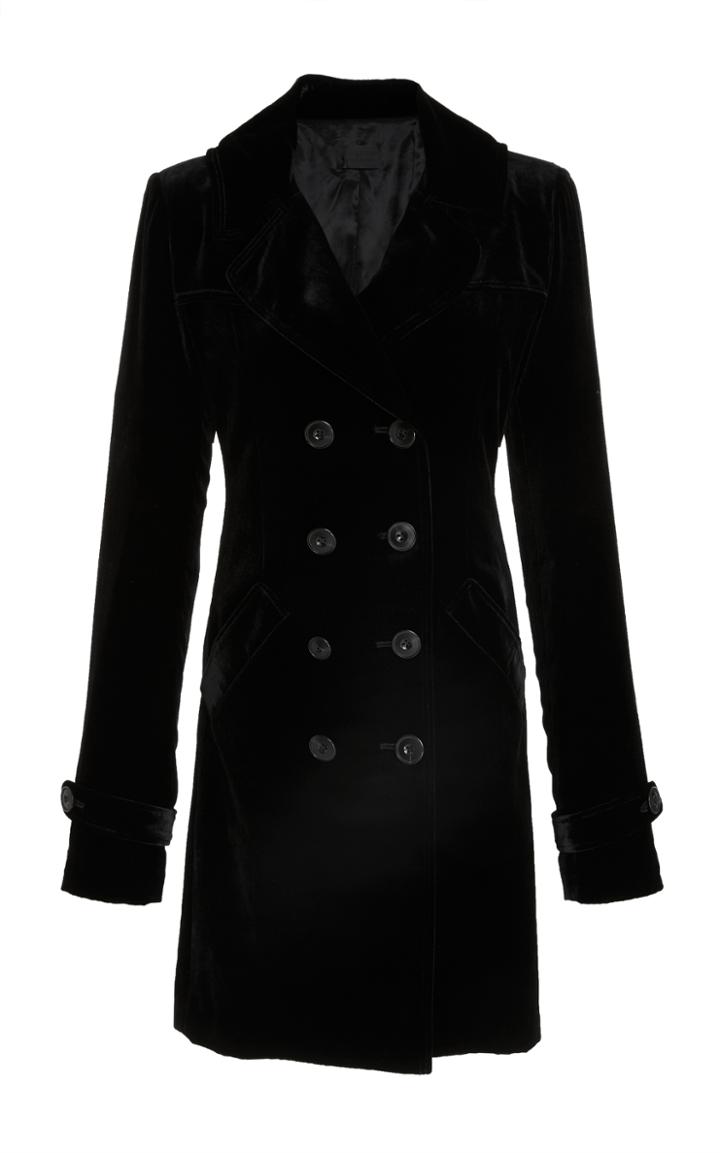 Nili Lotan Velvet Parker Trench Coat