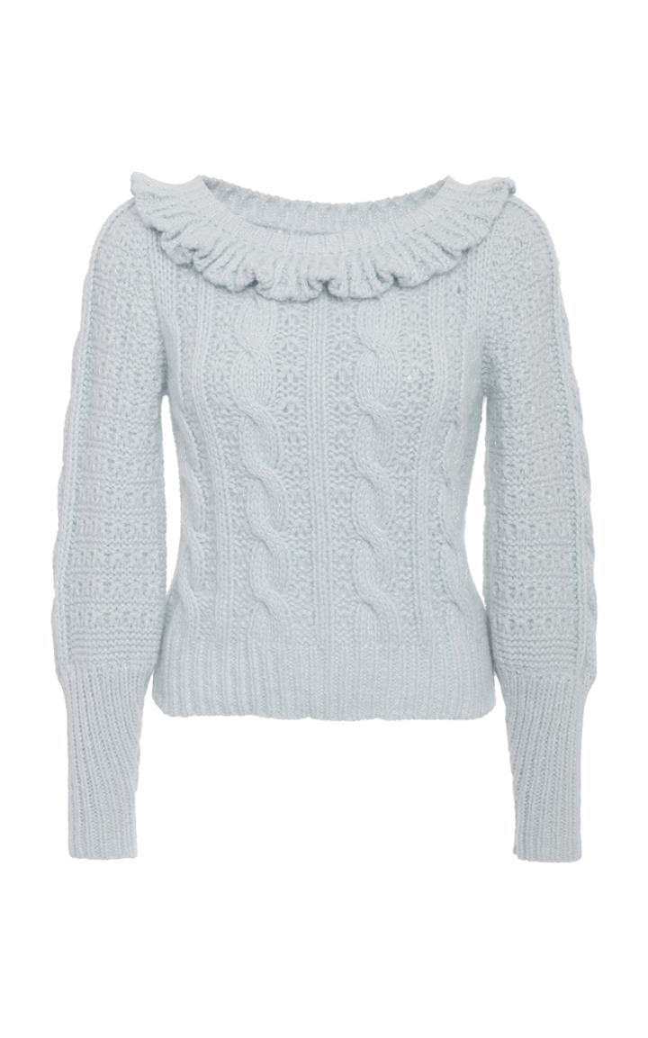Loveshackfancy Christina Alpaca Blend Sweater