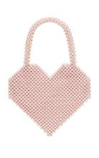 Loeffler Randall Maria Acrylic Heart-shaped Bead-embellished Tote Bag