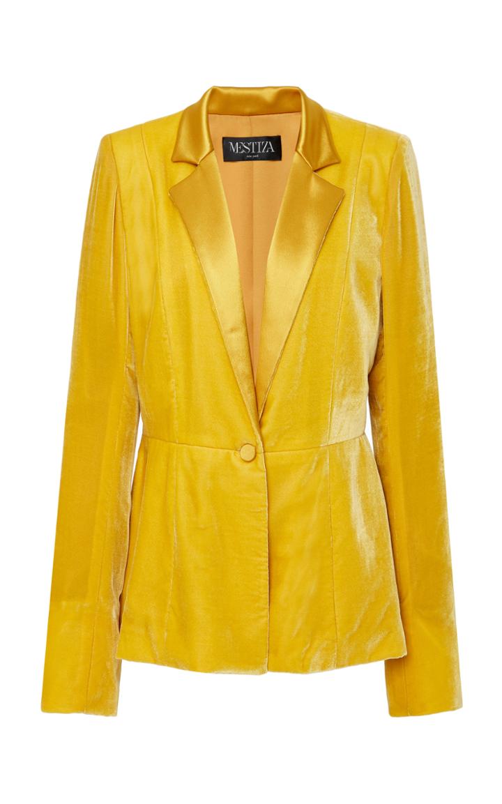 Mestiza New York Adriana Velvet Tuxedo Jacket
