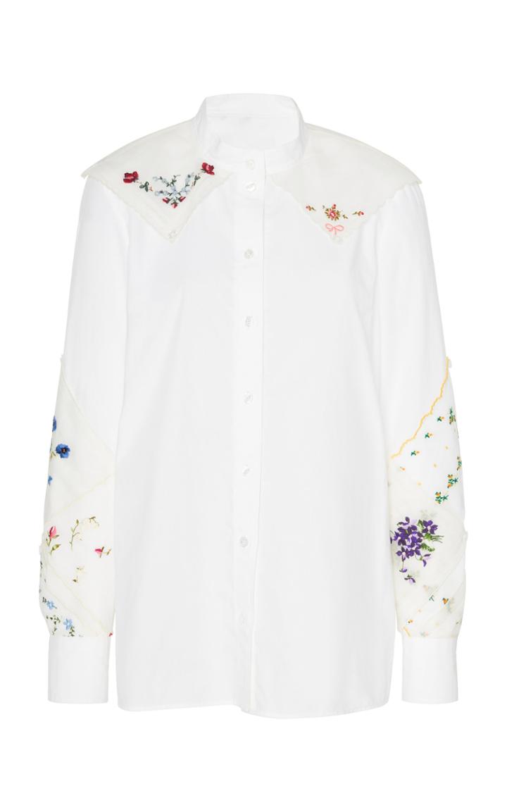 Moda Operandi Tory Burch Handkerchief Cotton Blouse Size: 00