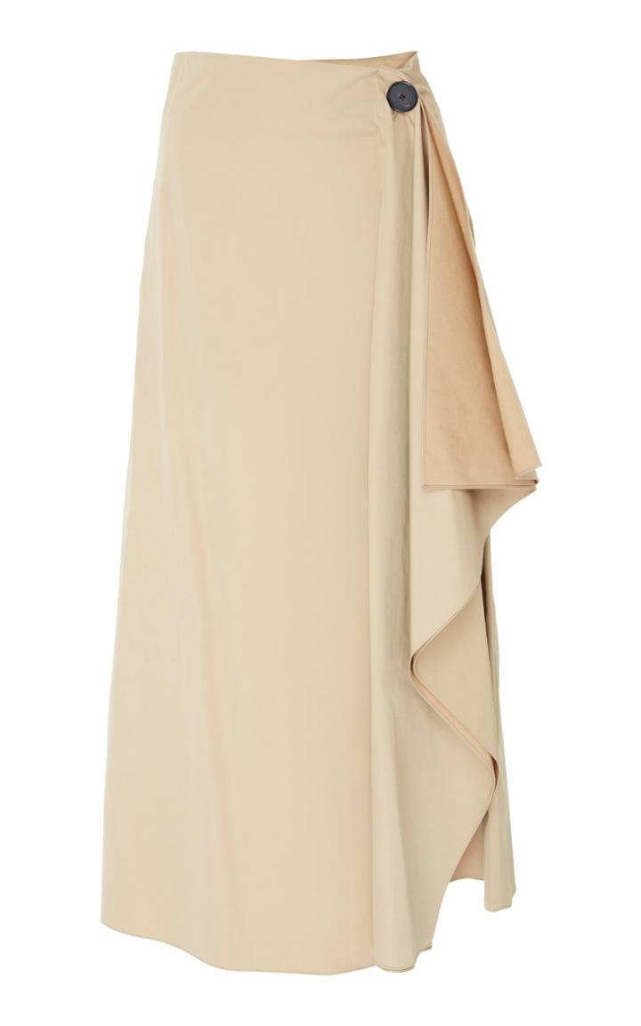 Claudia Li Gabardine Cascade Skirt