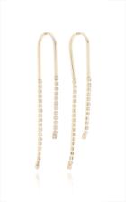 Cult Gaia Meta Gold-tone And Rhinestone Earrings
