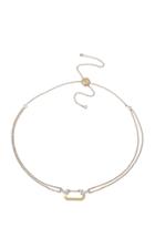 Eera Lucy Choker In Yellow Gold