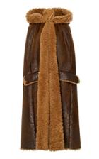 Miu Miu Shearling Cape Coat