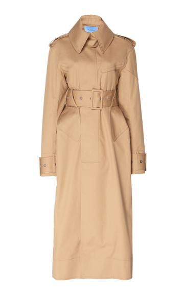 Mugler Sculpted Gabardine Trench