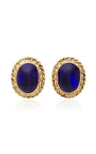 Gripoix Chevalier 24k Gold-plated And Glass Earrings