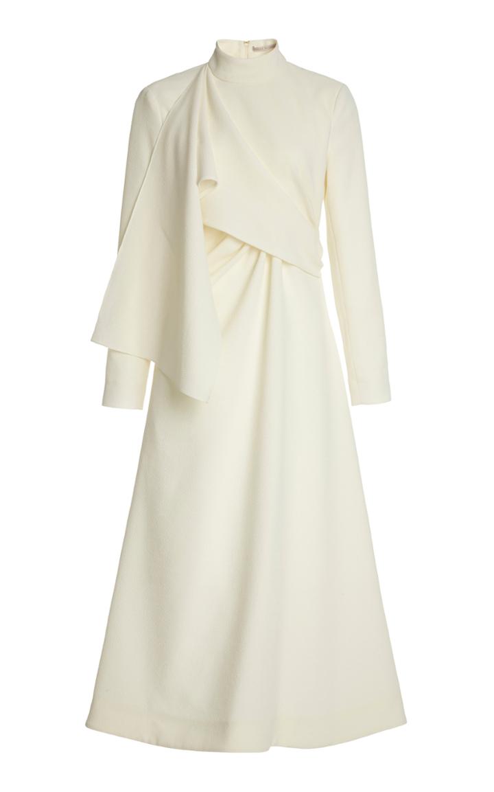 Moda Operandi Emilia Wickstead Edris Ruched Crepe Dress