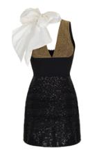 Rasario Sequin Embroidered Mini Dress