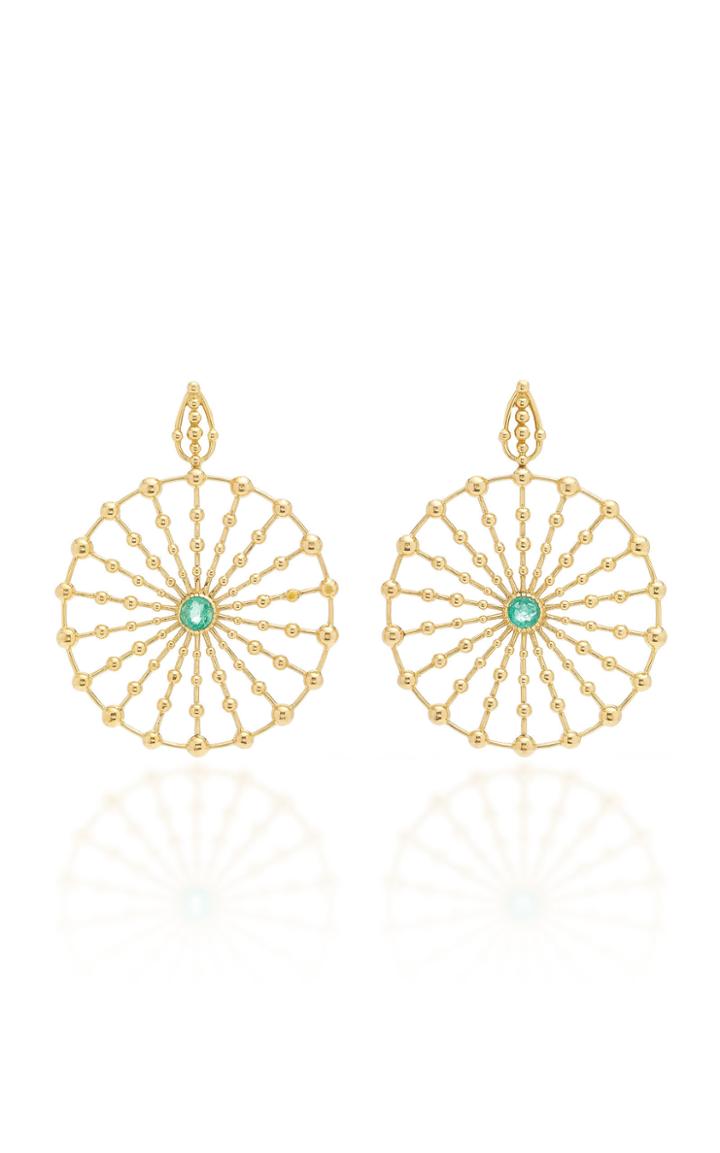 Carla Amorim Sempre Viva Maior Emeralds Earrings