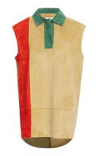 Loewe Patchwork Leather Polo Neck Top