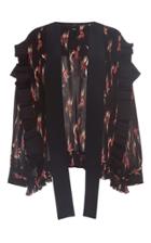 Isabel Marant Willis Ruffled Tie Neck Top