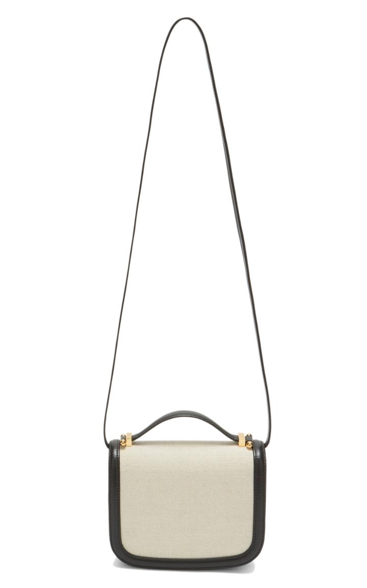 Moda Operandi Jil Sander Small Taos Contrasting Canvas Shoulder Bag