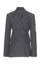 Off-white C/o Virgil Abloh Prince De Galles Double Breasted Blazer