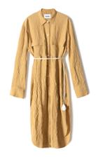 Moda Operandi Nanushka Fruma Textured Poplin Shirt Dress