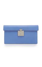 Oscar De La Renta Lamb Leather Alibi Clutch