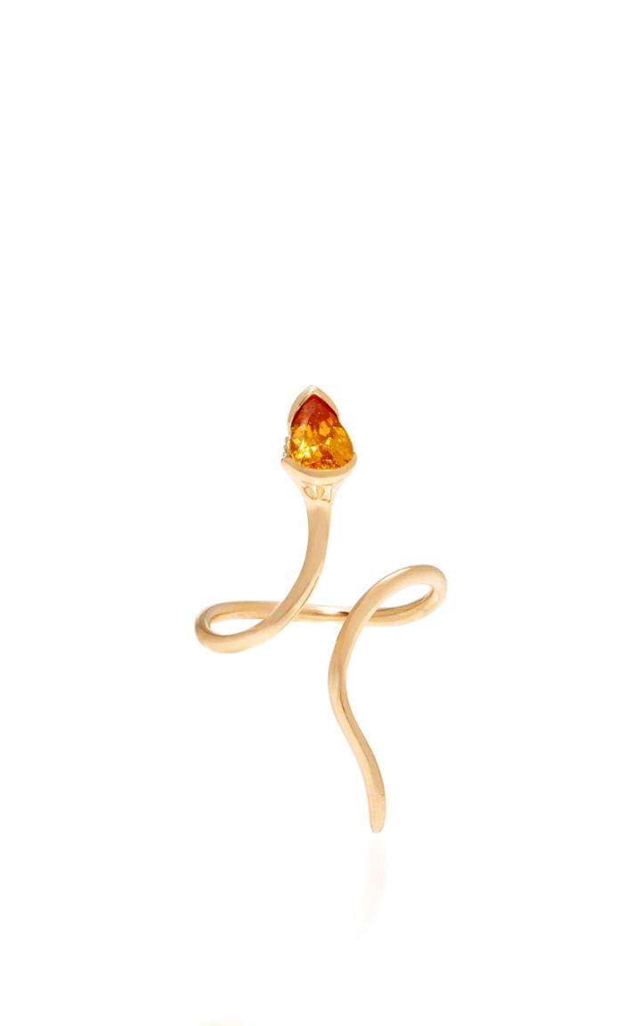 Fernando Jorge M'o Exclusive: Sprout Long Mandarin Garnet Ring