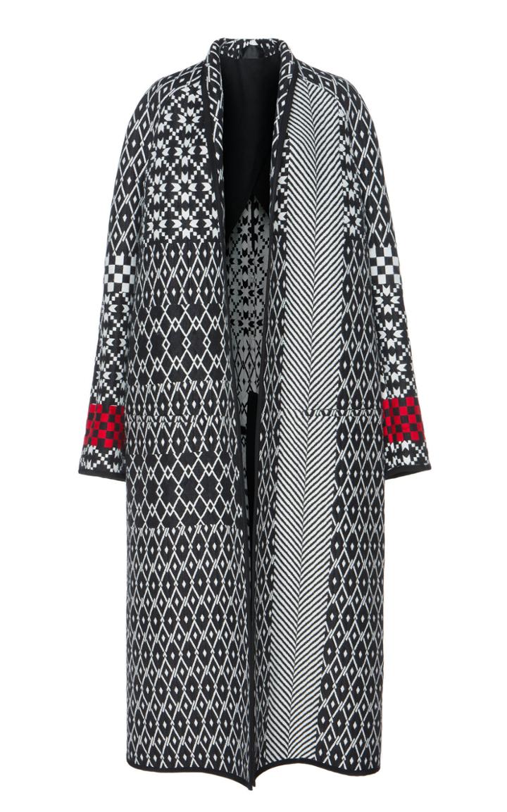 Haider Ackermann Oversized Peignoir Printed Coat