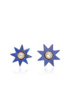 Colette Jewelry Star 18k Gold Lapis Earrings