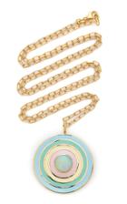 Sig Ward 18k Gold Opal And Enamel Necklace