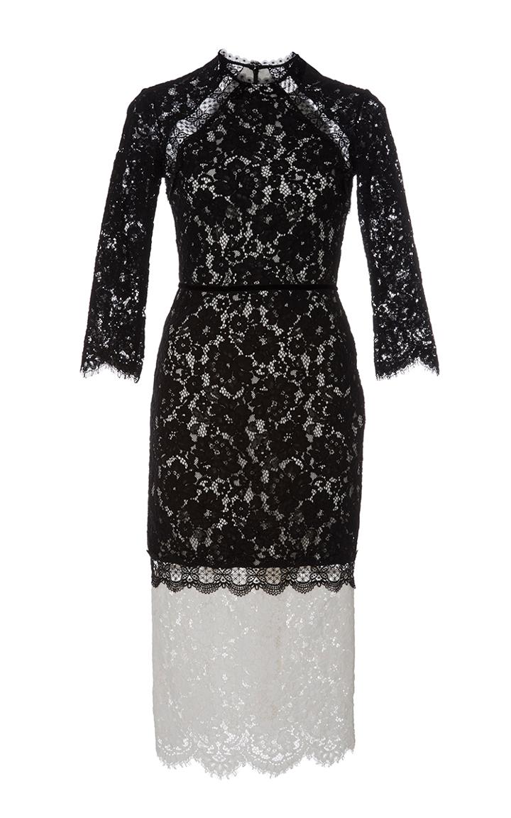 Alexis Whitney Two Tone Lace Dress