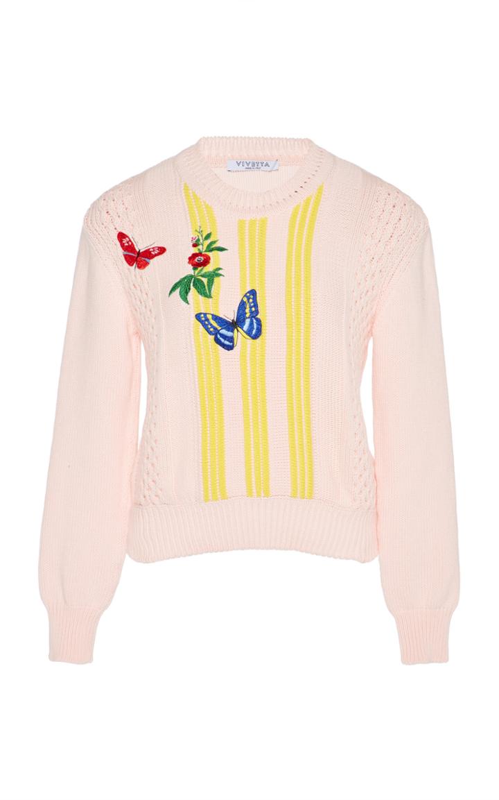 Vivetta Bussola Embroidered Sweater