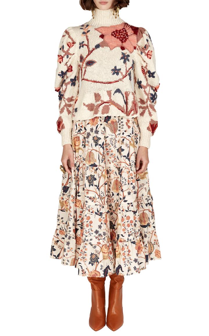 Moda Operandi Ulla Johnson Sigrid Midi Skirt