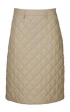 Moda Operandi Dodo Bar Or Lona Quilted Leather Midi Skirt