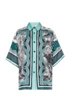 Moda Operandi For Restless Sleepers Eupheme Printed Silk Shirt Size: S