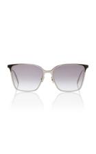 Alexander Mcqueen Sunglasses Square-frame Silver-tone Sunglasses