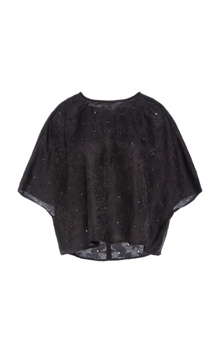 Derek Lam Structured Embellished Top