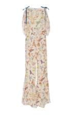 Red Valentino Bird Flared Jumpsuit