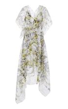 Diane Von Furstenberg Floral Asymmetric Dress