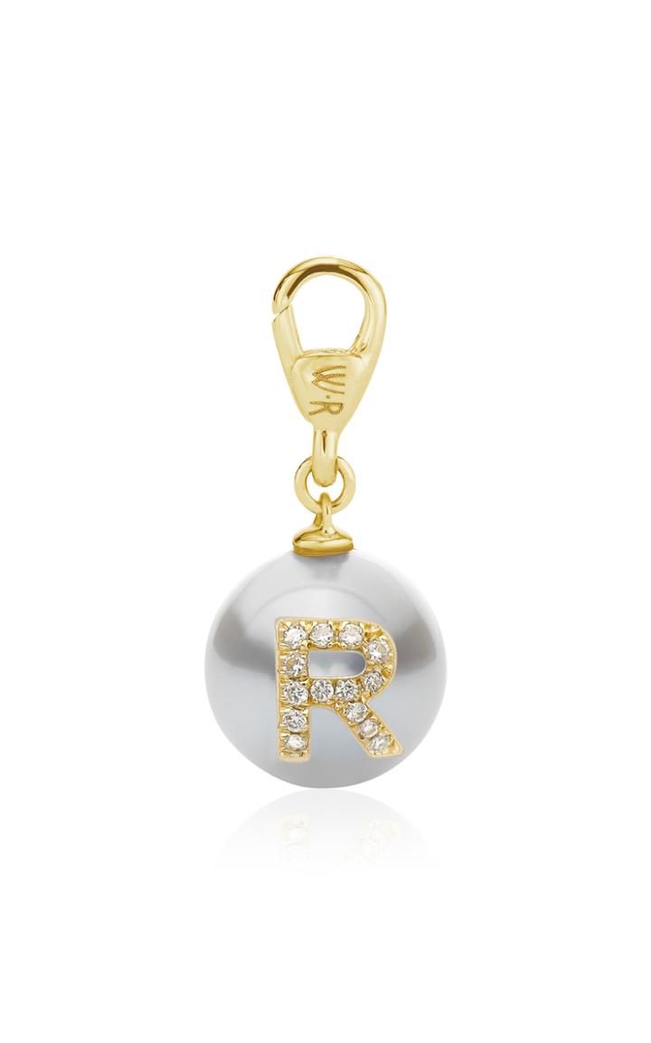 Moda Operandi W.rosado 18k Yellow Gold Pearl Id Letter Charm