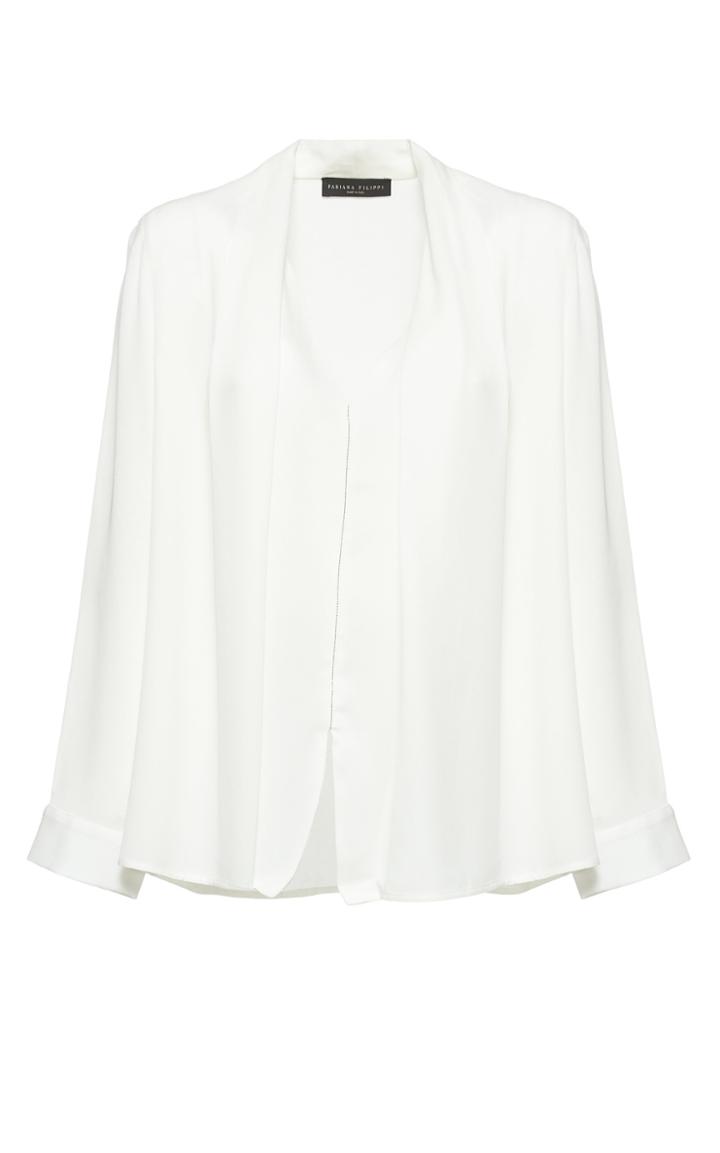Fabiana Filippi Front Slit Blouse