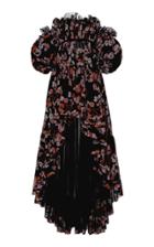 Moda Operandi Giambattista Valli Printed Off-the-shoulder Asymmetric Dress Size: 40