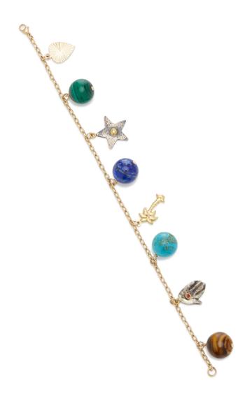 Haute Victoire Multi-gemstone 8-charm Bracelet